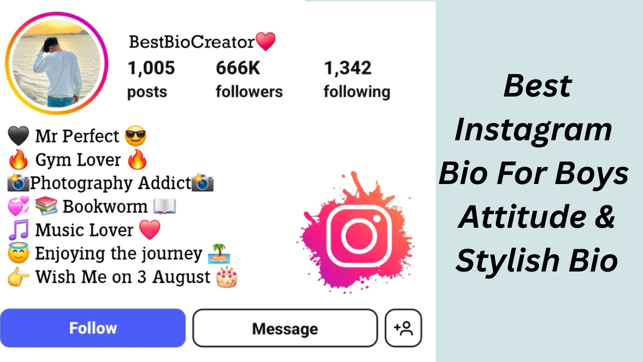 Best Instagram Bio For Boys