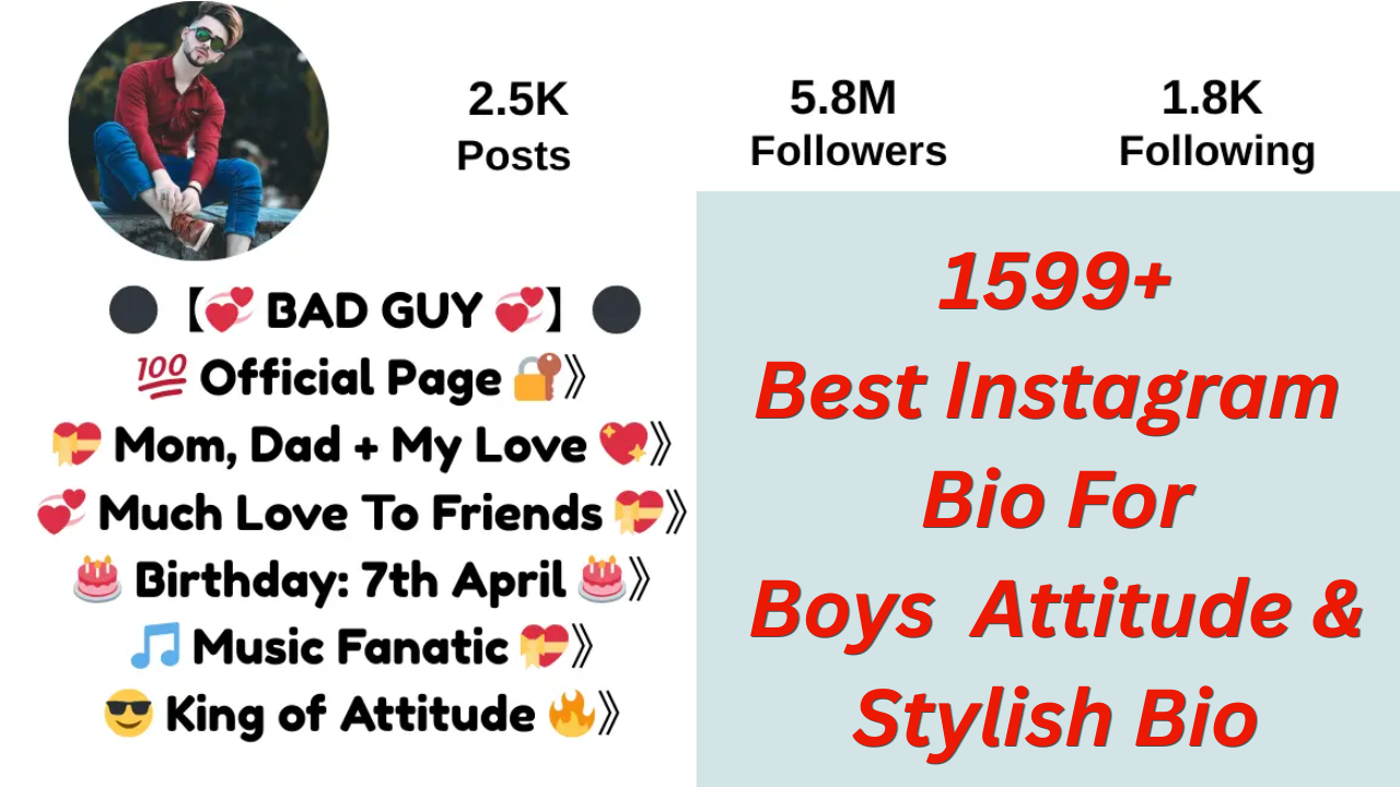 Best Instagram Bio For Boys