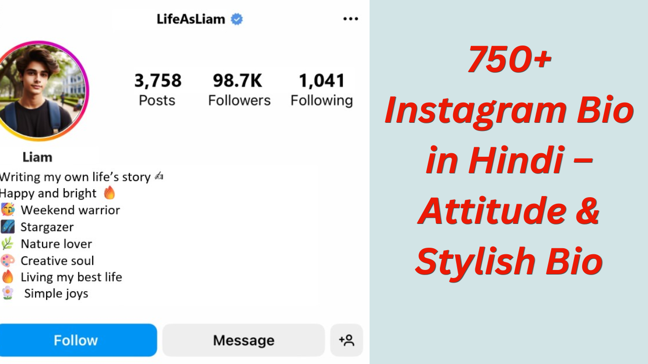 Instagram Bio in Hindi